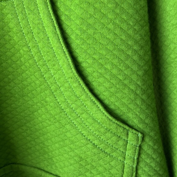 Juicy Couture zip up waffle Lime Green Hoodie - Picture 5 of 6